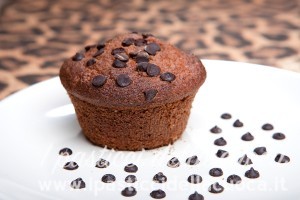 muffin alla banana con gocce di cioccolato