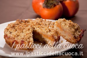 crumble ai cachi maturi