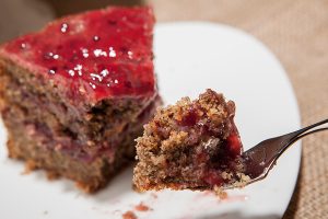 fetta di torta al grano saraceno