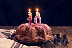 Torta di compleanno 10 anni